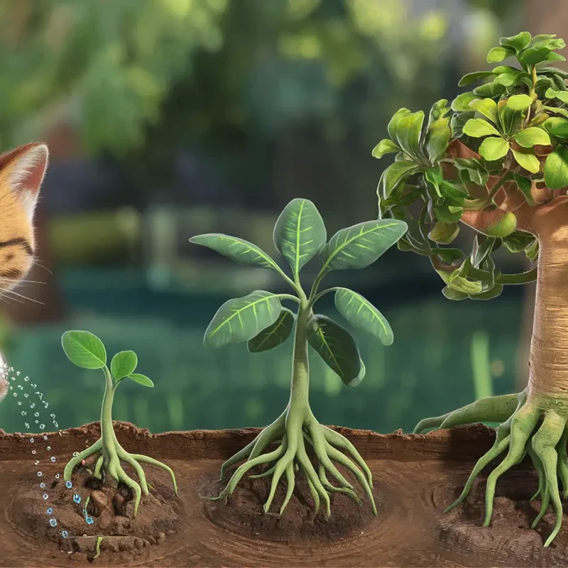 Progress, Growth, and a Cat? - kitty plants growth - Dominic Osborne - Entrepreneur